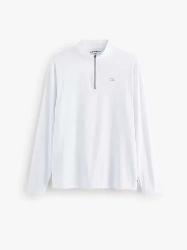 Calvin Klein Golf Newport Half Zip White Top