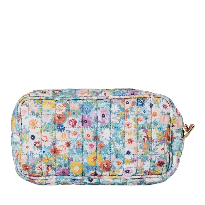 Carrie Sage Floral Cosmetic Bag