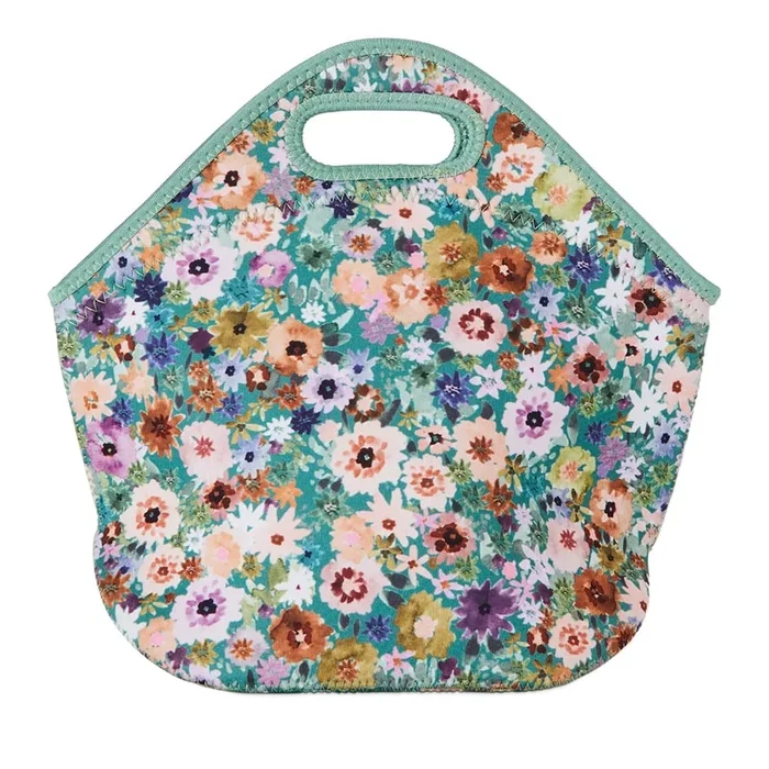 Carrie Sage Floral Lunch Bag