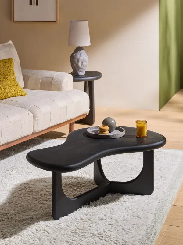 产品名称中包含顶级域名,检查并适当处理后再继续! MADE.COM Black Mango Wood Arlo Coffee Table