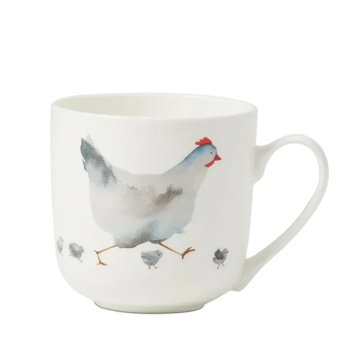 Chicken Grey Mug