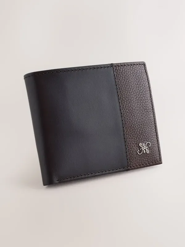 Chocolate Brown Leather Bifold Wallet
