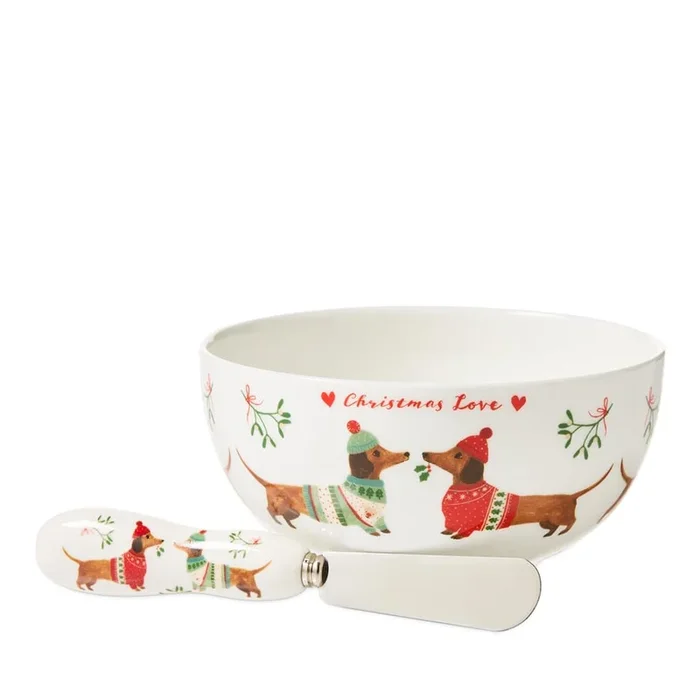Christmas Love Christmas Bowl & Spreader
