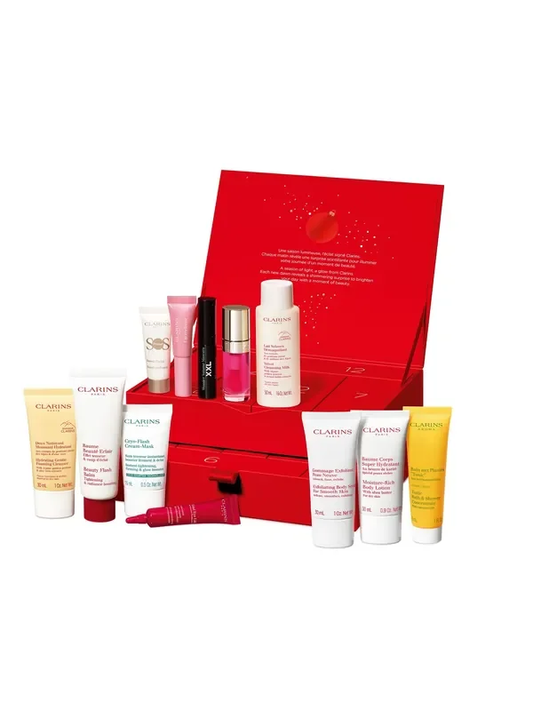 Clarins Womens 12 Day Advent Calendar (Worth 167)