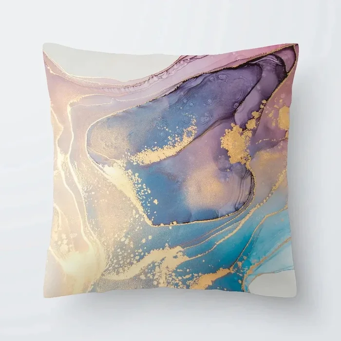 Colourful Marble Cushion