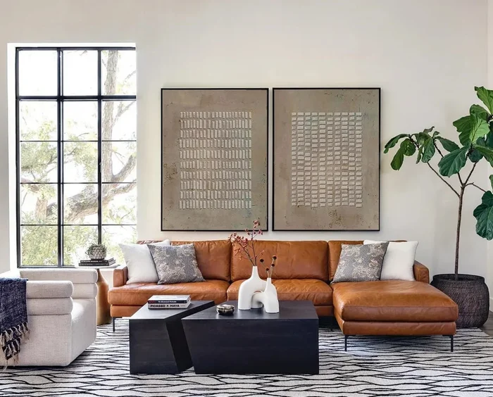 Contemporary Wabi Sabi Wall Art – Large Wall Art #WSA 011