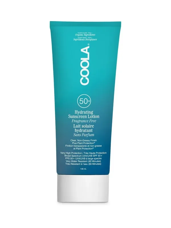 COOLA Unscented Sunscreen Body Lotion SPF50 148ml