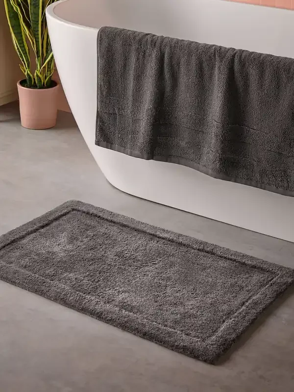 Cosmo Living Charcoal Supersoft Bath Mat
