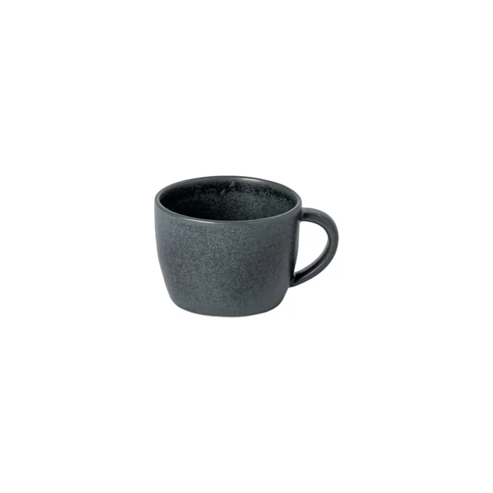 Costa Nova Livia Mugs, Matte Black, Set of 4