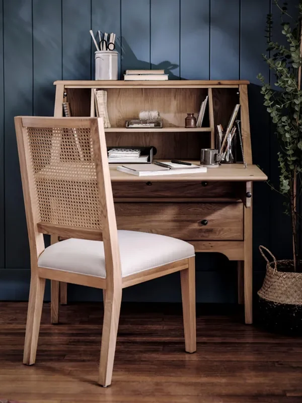 Cotswold Company Natural Elkstone Mellow Oak Hideaway Desk