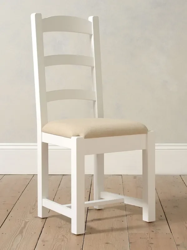 Cotswold Company Pure White Chester Ladder Back Dining Chair