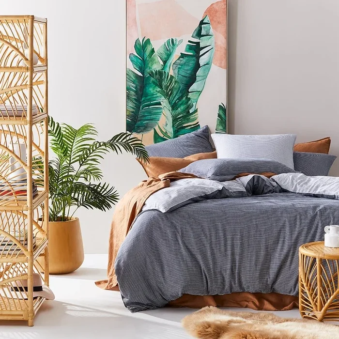 Cove Navy Quilt Cover Set + Separates