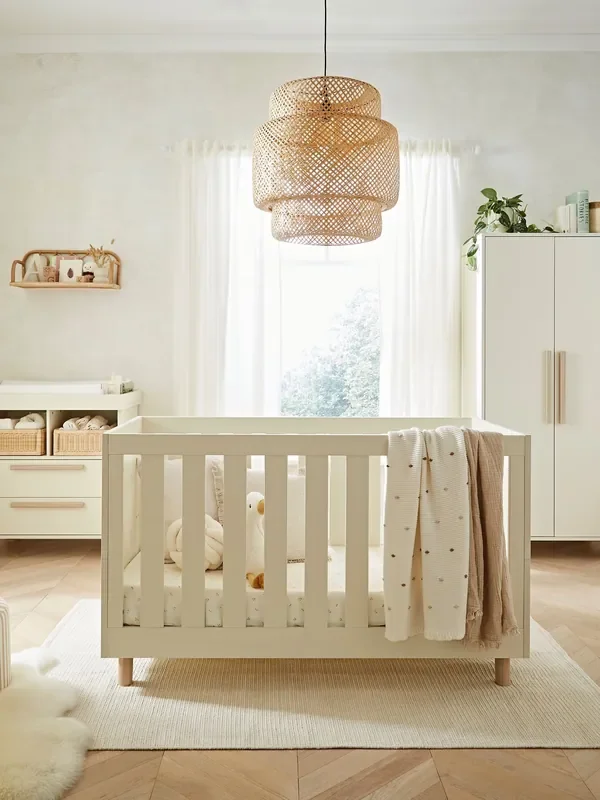 Cuddleco Cream Harper Nursery Furniture Set 3 Piece