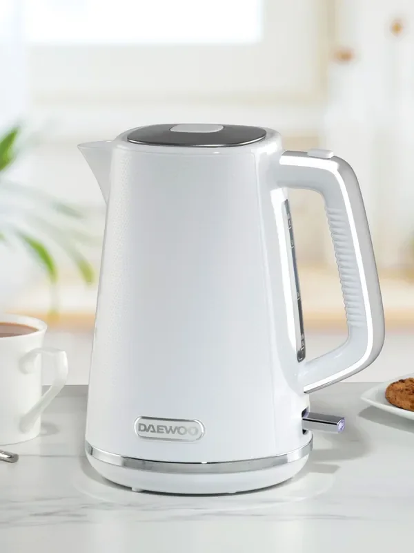Daewoo White Stirling 1.7L 3Kw Jug Kettle