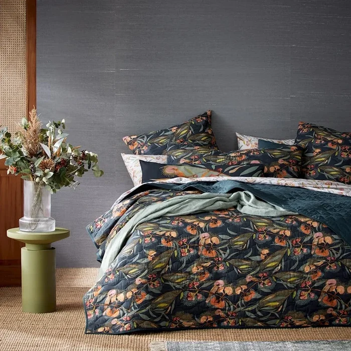Dana Kinter Love Blooms Midnight Coverlet Separates