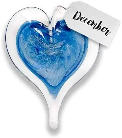 December Birthstone Small Heart- Tanzanite