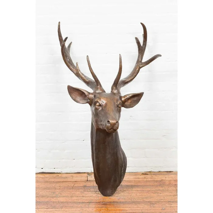 Deer Stag Head Bust