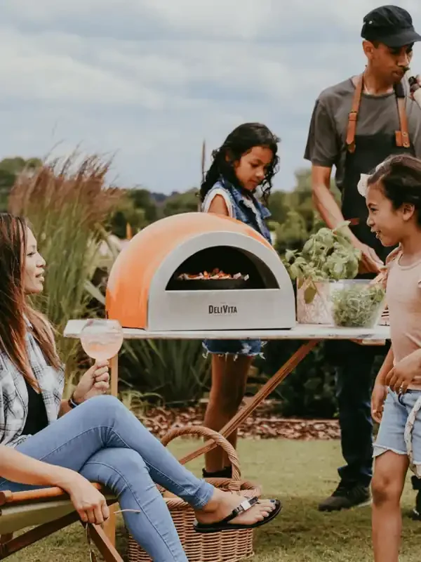 DeliVita Orange Blaze Wood Fired Oven
