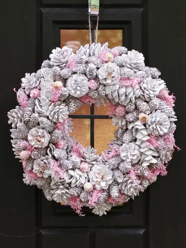 Dibor Amelia Heather Winter 38cm Wreath