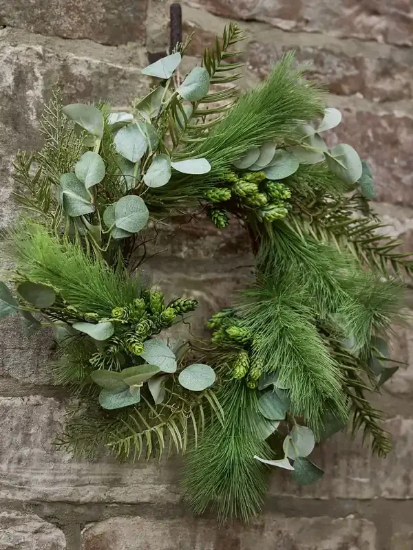 Dibor Eucalyptus Hedgerow 50cm Wreath