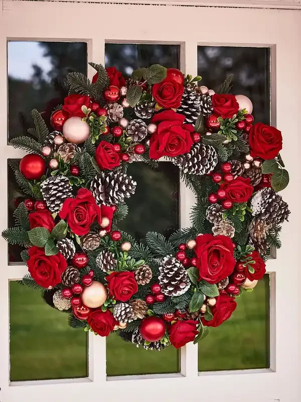 Dibor Rosebrook Pine 60cm Wreath