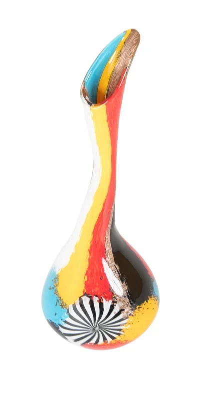 Dino Martens “Oriente” Glass Vase for Aurieliano Toso