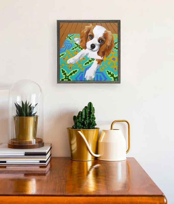 Dog Tales – Clementine Mini Framed Canvas