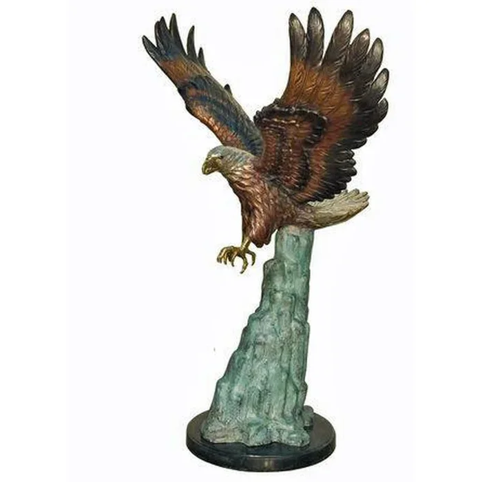 Eagle Statue Landing on Base
