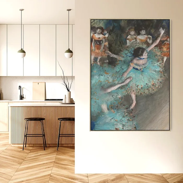 Edgar Degas – Framed Wall Art Print – Swaying Dancer Canvas Picture