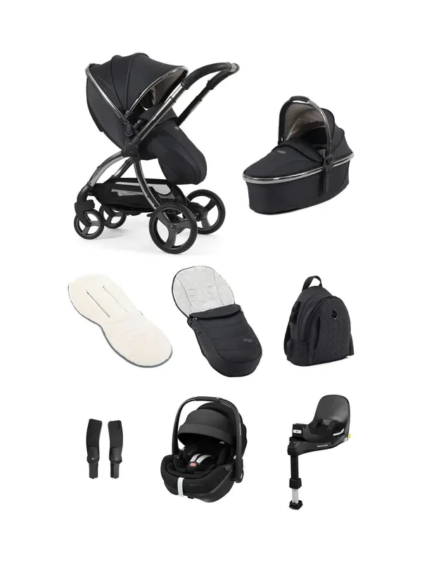 egg Carbonite 3 Luxury Bundle Pebble 360 Pro2 Car Seat and Base