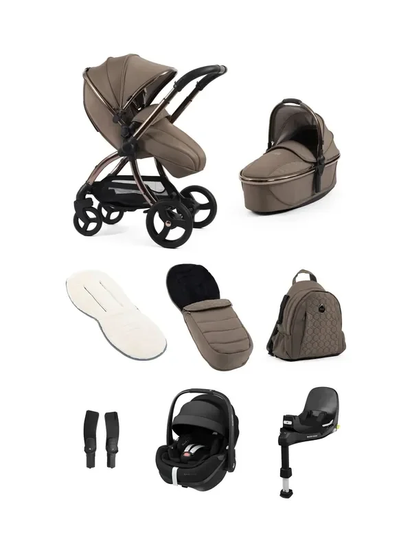 egg Mink 3 Luxury Bundle Pebble 360 Pro2 Car Seat & Base