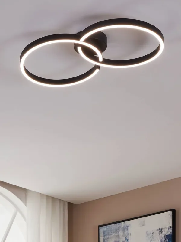 Eglo Black Amandolo LED Ceiling Light