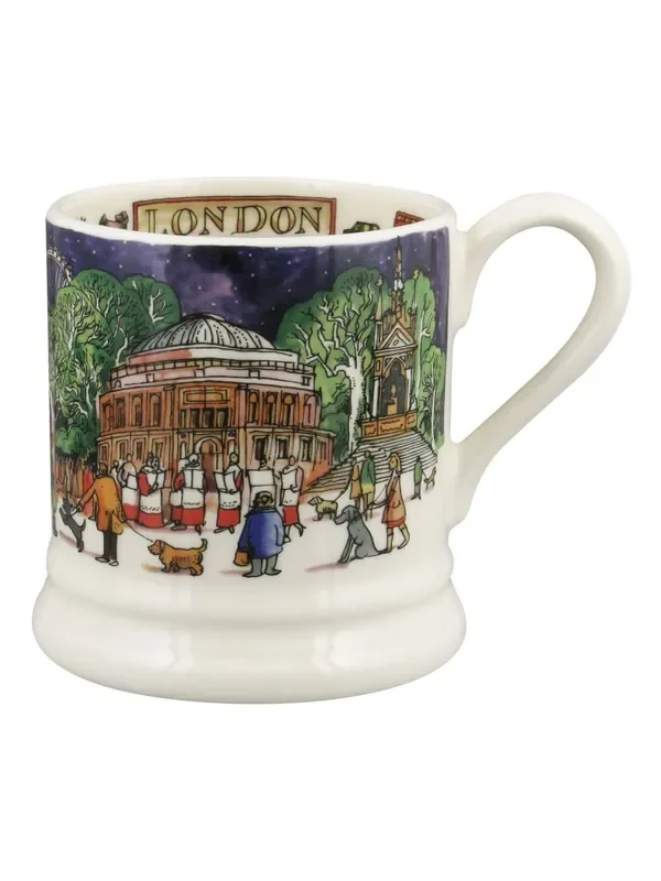 Emma Bridgewater Cream London At Christmas 1/2 Pint Mug