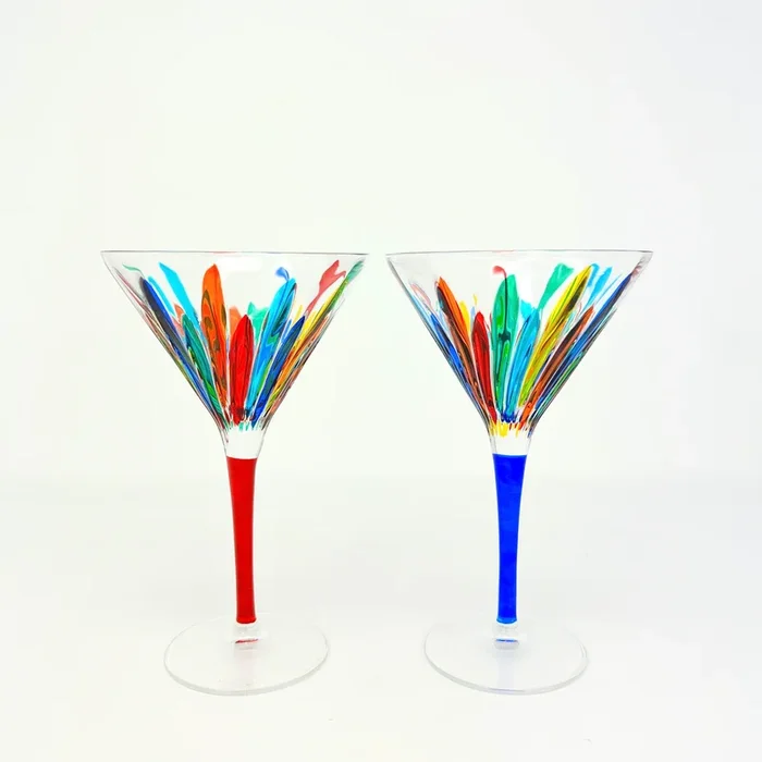 Enchanted, Italian Crystal Martini Glasses – Set of 2