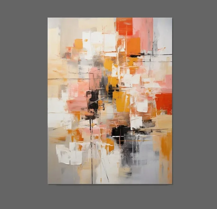 Extra Large Acrylic Painting, Simple Modern Art, Living Room Wall Art Painting, Modern Contemporary Abstract Artwork, Palette Knife Paintings