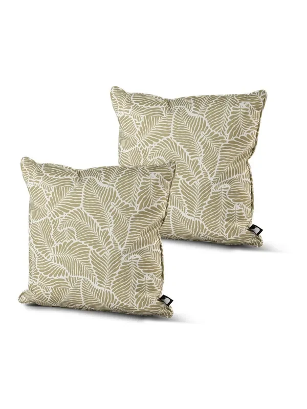 Extreme Lounging 2 Pack Green Outdoor Oasis Leaf Pistache Cushions