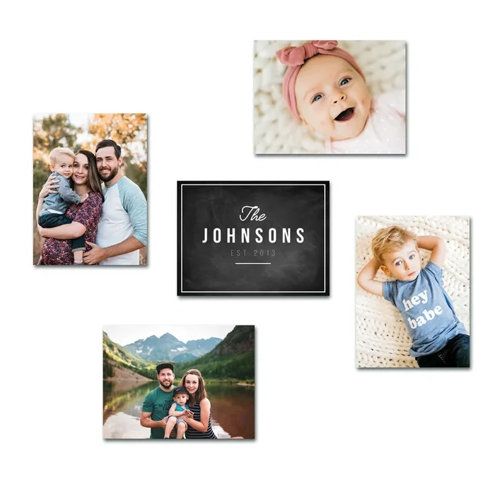 Family Name Photo Collage