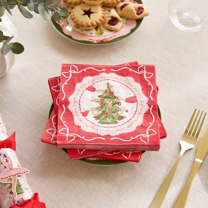 Festive 12 Days of Christmas Paper Napkin Pack of 40
