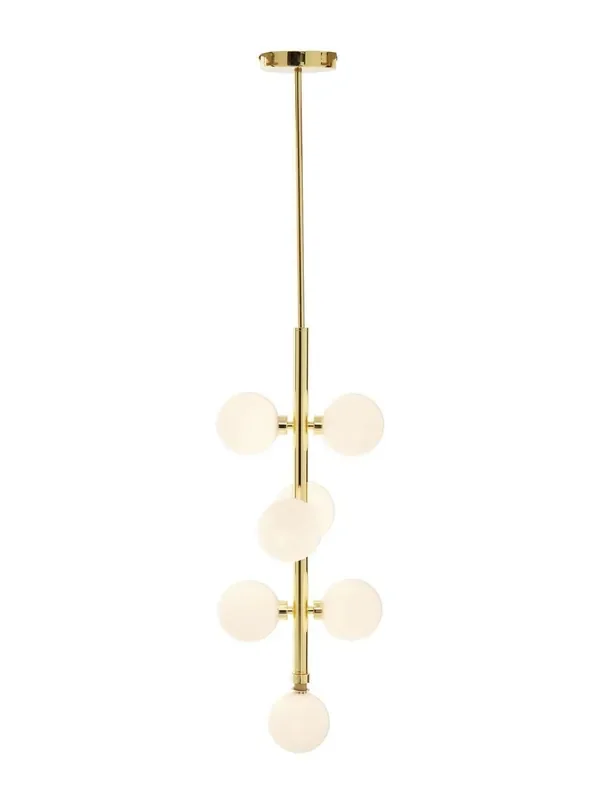 Fifty Five South Gold Trieste 7 Bulb Pendant Ceiling Light
