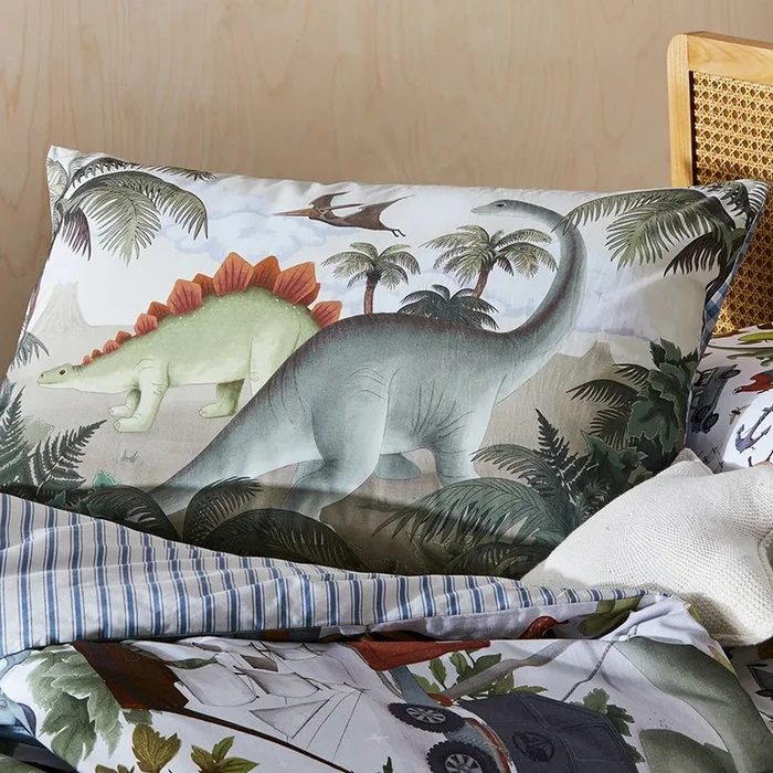 Fleur Harris Prehistoric Friends Pillowcase