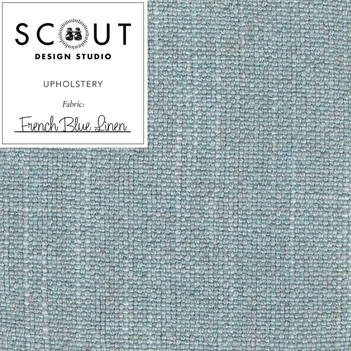 French Blue Linen Fabric Sample – Scout Label