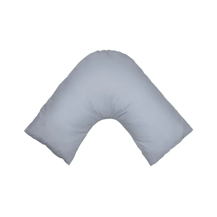 Fresh Sky Grey U Shape Pillowcases U Shape