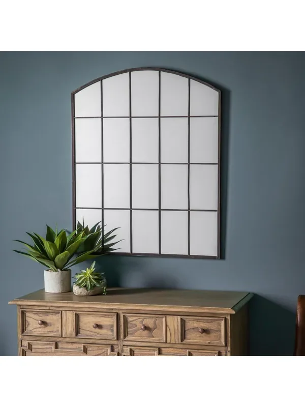 Gallery Home Black Rockland Mirror