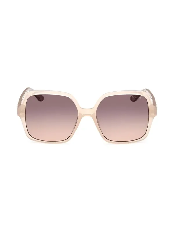 Guess Oversized Natural Shiny Sunglasses