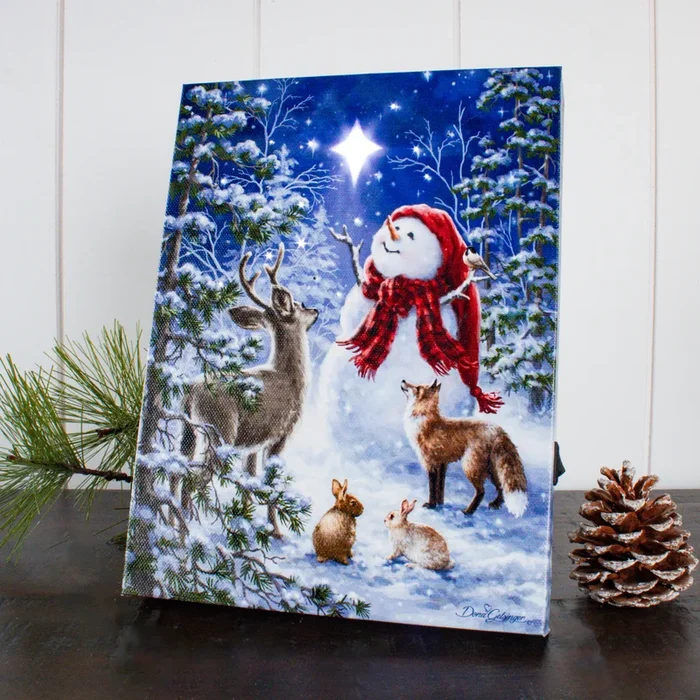 Heaven and Nature Sing 8×6 Lighted Tabletop Canvas