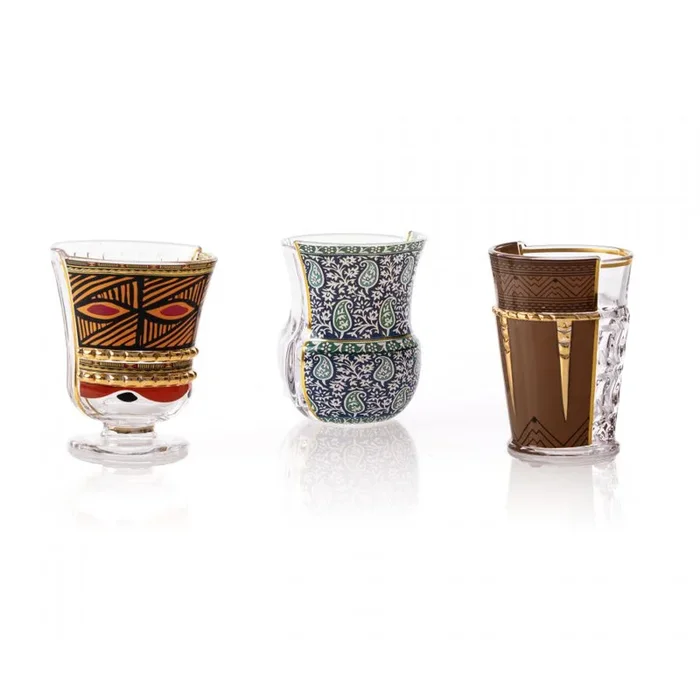 Hybrid Set of 3 Glasses – Rodinia by Seletti