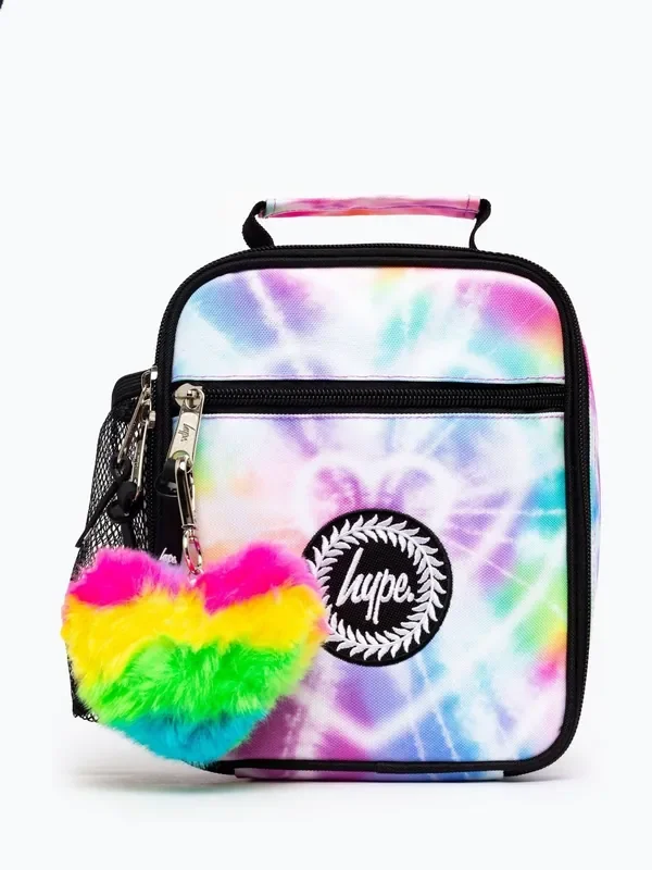 Hype. Pink Heart Tie Dye Lunch Box