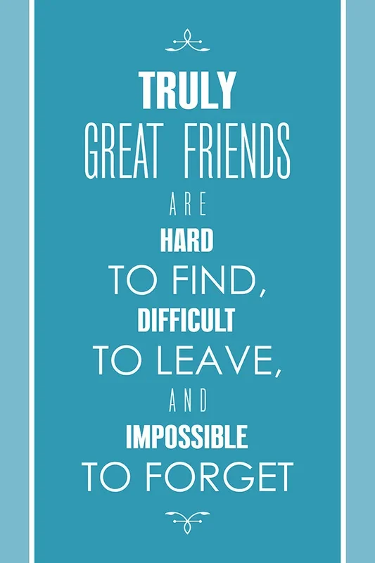 Impossible to forget