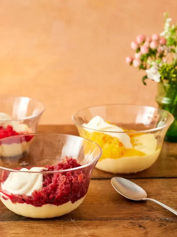 Jamie Oliver Set of 4 Clear Big Love Glass Dreamy Dessert Dishes