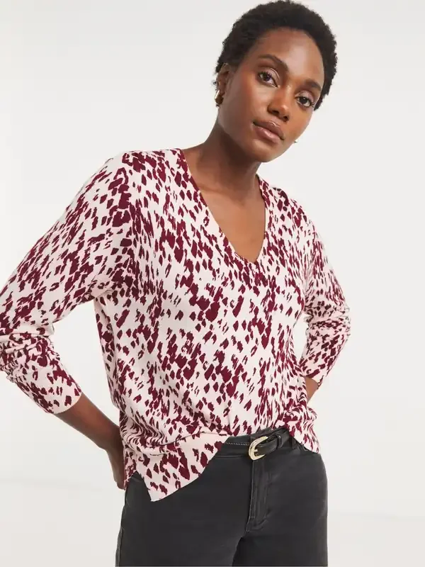 JD Williams Animal Slouchy V-Neck Tunic
